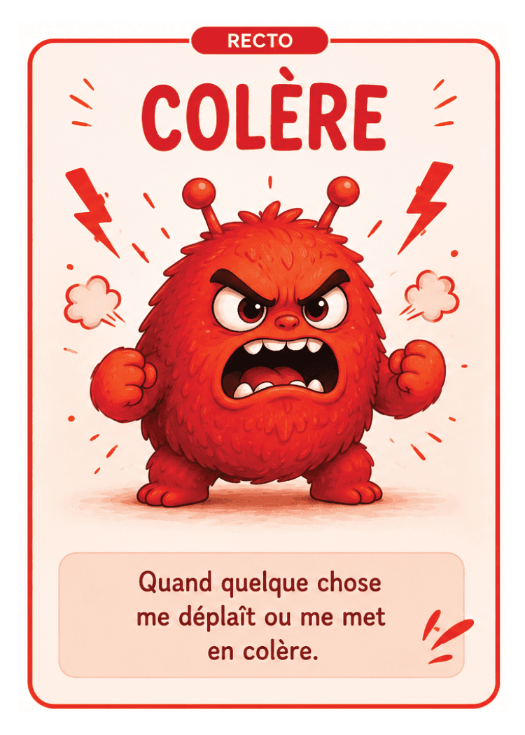 Carte Colère